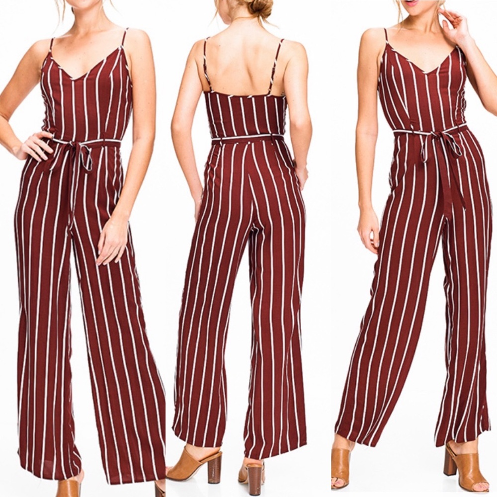 ⭐️SUPER SALE🥰Burgundy Red Jumpsuit